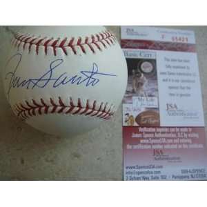 Ron Santo Signed Baseball   Deceased W Jsa   Autographed Baseballs