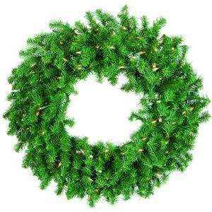  Sterling/Palm Tree 447103 Prelit Wreath