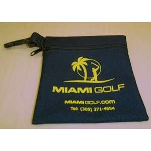 Global Golf Sales Miami Golf Logo Tee Bag  Sports 