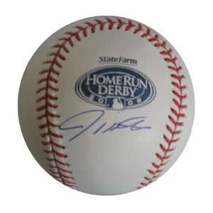   Home Run Derby Game Used baseball. MLB Authenticated.  Everything