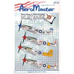   51 D Southern European Mustangs, Part 3 (1/48 decals): Toys & Games