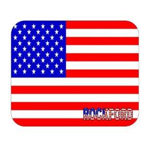  US Flag   Rockford, Illinois (IL) Mouse Pad Everything 