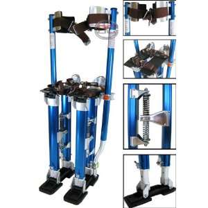 Blue Professional Grade Drywall Stilts Paint Stilt Aluminum 24 to 40 