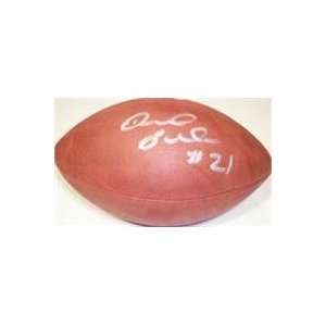   Sanders autographed Football (Indianapolis Colts): Sports & Outdoors
