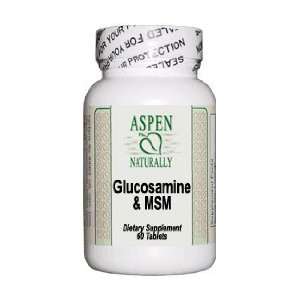  Glucosamine & MSM, 500 mg, 60 Tablets Health & Personal 