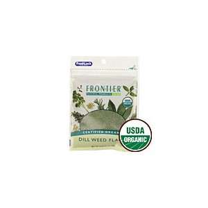 Dill Weed Flakes Organic Pouch   0.50 oz,(Frontier)