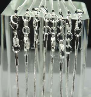 Wholesale 10pcs silver snake Chains Necklace 1.2  