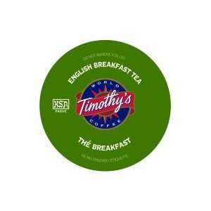Timothys English Breakfast Tea for Keurig Brewers 24 K Cups x 4 Boxes