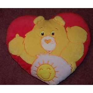   : NEW CARE BEARS PLUSH HEART SHAPED PILLOW   BEDDING: Everything Else