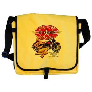  Messenger Bag Last Stop Full Service Gasoline Motorcycle 