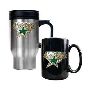  Dallas Stars Travel and Coffee Mug Set: Sports & Outdoors