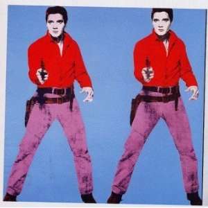  Andy Warhol Elvis Presley Pop Art Oil Painting