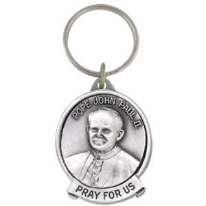  Pope John Paul II Pewter Key Chain (JC 7299 E)