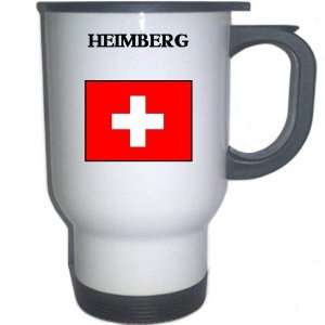  Switzerland   HEIMBERG White Stainless Steel Mug 