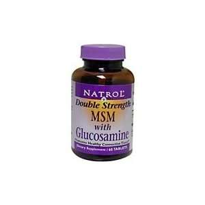  MSM with Glucosamine Double Strength 60 tabs from Natrol 