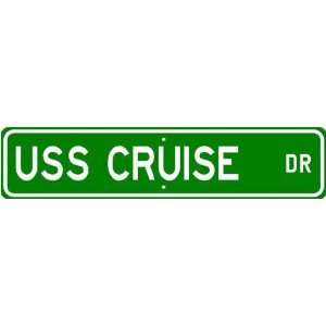  USS CRUISE MSF 215 Street Sign   Navy Ship Gift Sailor 