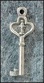 Miraculous Medal Key To / Of Heaven BN  