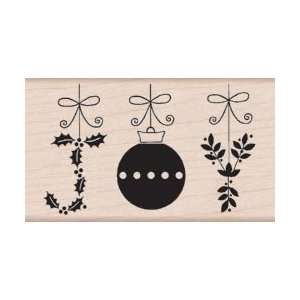  Hero Arts Mounted Rubber Stamps Joy Ornament; 2 Items/Order: Arts 