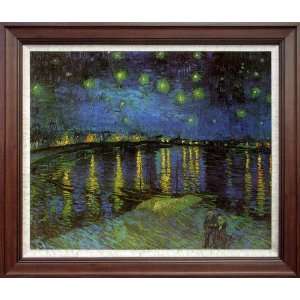  Hand Painted Oil Painting: Vincent Van Gogh Starry Night 