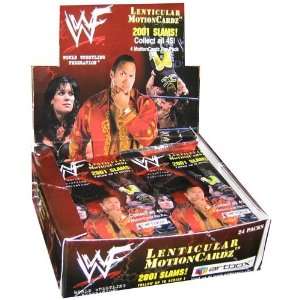  WWF Lenticular Trading Cards Packs   24LP4C Sports 