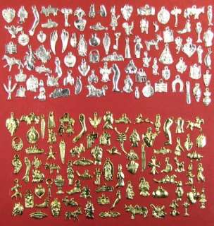 250 SILVER+250 GOLD MIX MILAGROS MEXICAN WHOLESALE LOT  