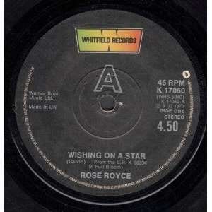   ON A STAR 7 INCH (7 VINYL 45) UK WHITFIELD 1977: ROSE ROYCE: Music