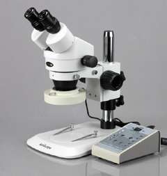 5X 45X STEREO ZOOM MICROSCOPE + VARIABLE 80 LED RING 013964502350 