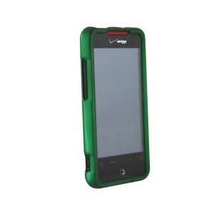  Rubberized Hard Snap on Cover Green for HTC Incredible 
