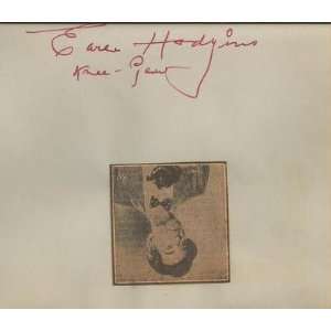 Earle Hodgins Gunsmoke D.1964 Hand Signed Album Page   New Arrivals 