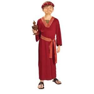  Childrens Burgundy Wiseman Costume Size Small 4 6 Toys 