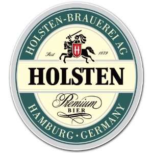  Holsten Germany Beer Label Car Bumper Sticker Decal 4.5x4 