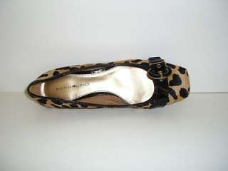BANDOLINO Natural/Black Fur MU Womens Flats Shoes Sz 6  