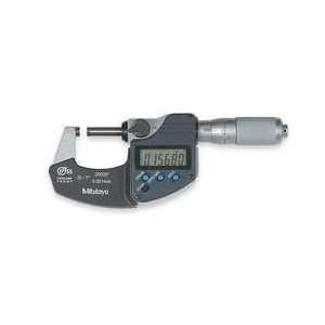  Digital Micrometer,0 1in,spc,friction   MITUTOYO 