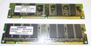 Two Pieces Seimens Desktop SDRAM Memory Sticks  