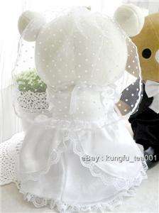 San X Rilakkuma Relax Bear Wedding Doll Plush Toy 13  