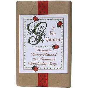 Jay Design G is for Garden Honey Almond with Cornmeal Gardening Soap