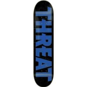   Threat Tape Deck 8.37 Blue Veneer Skateboard Decks: Sports & Outdoors