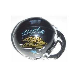   Jaguars Replica Mini Football Helmet (Teal Autograph) 