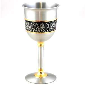  G2851   Minerva Wine Goblet (Gold Trimmed) Everything 
