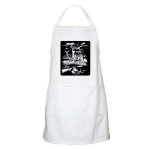  Apron White Deer Hunting Buck Doe Rifle and Hat 