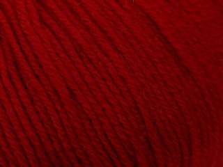Lot of 8 Skeins KUKA VIRGIN WOOL DELUXE (100% Virgin Wool) Yarn Red 