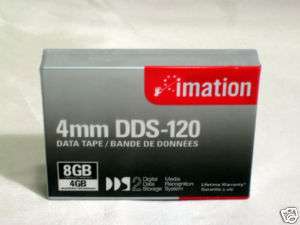 NEW NIB Imation 3M DDS 120 4GB 8GB tape cartridge 4MM 051111433478 