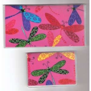   Set Made with Pink Dragonfly Michael Miller Fabric 