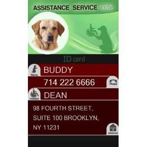 DOG ID Badge Bundle   1 Handlers Custom ID Badge   1 Dogs Custom ID 