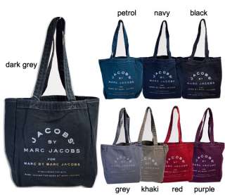 Marc by Marc Jacobs Eco Tote Book Cotton Bag MANY COLORS  
