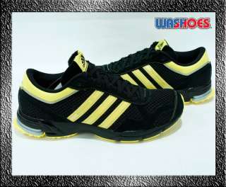 Adidas Marathon 10 Black Yellow US 8~10.5 running mi cc  