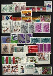 Italy early to modern stamps on 8 and half pages, U+MNH/ tone  
