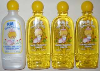 Para Mi Bebe Camomile Manzanilla Shampoo & Conditioner   4 Bottles 