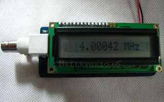   Frequency Meter & 10Mhz Crystal Meter Counter * support Oscilloscope