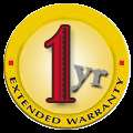 item with 30 days warranty from us and ONE YEAR EXTENDED MANUFACTURER 